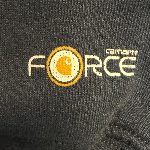 Carhartt Navy Blue Hoodie Men’s Size XL - Picture 7 of 9